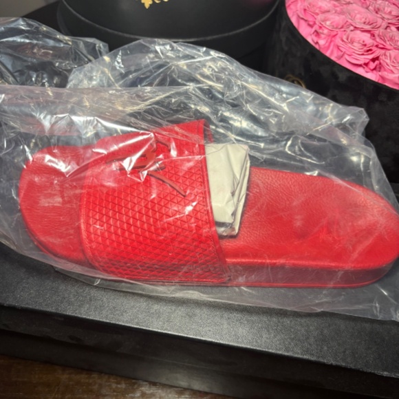 Giuseppe Zanotti Red Slides - Picture 3 of 4